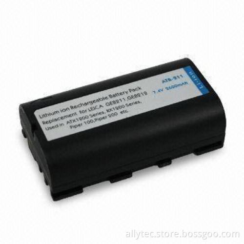 Lithium-ion Battery Pack for Leica Survey Equipment Battery GEB211, Comes in Black